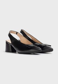 WONDERS BOW COURT - Tacones - black