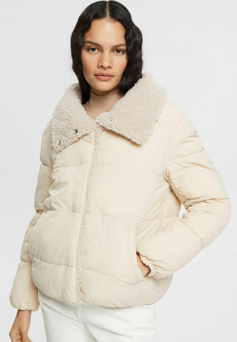 Esprit Winter jacket cream beige/beige Zalando.co.uk