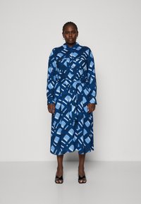 Persona by Marina Rinaldi MOGOL - Shirt dress - blu marino
