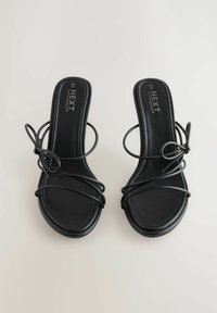 REGULAR FIT - FOREVER COMFORT BOW STRAP - Korolliset pistokkaat - black