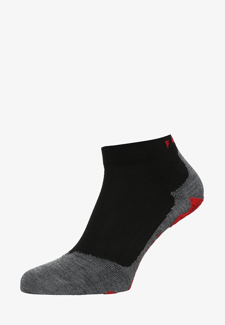 FALKE RU5 Short Running light cushioning - Calcetines tobilleros - black/grey