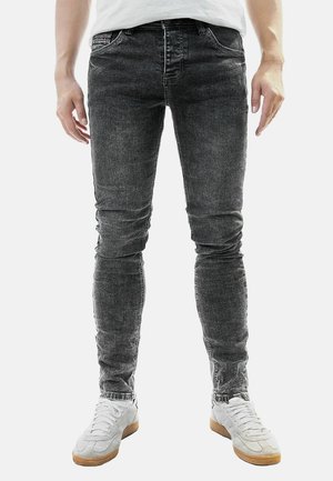 WASCHUNG MIT KNOPFVERSCHLUSS UND 5-POCKET-STYLE - Slim fit jeans - grau