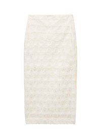 DAISY - Pencil skirt - off-white