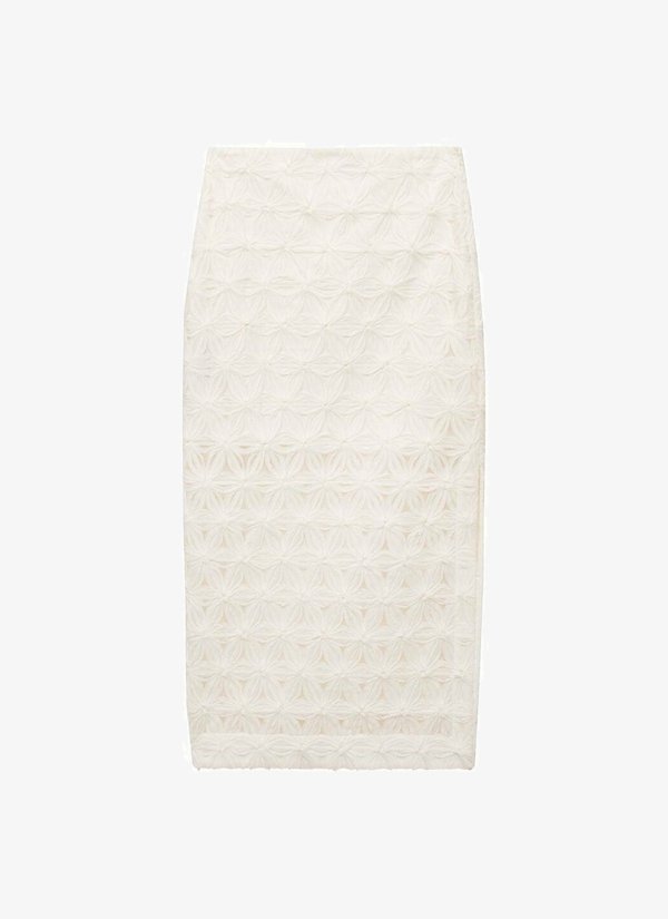 DAISY - Pencil skirt - écru3