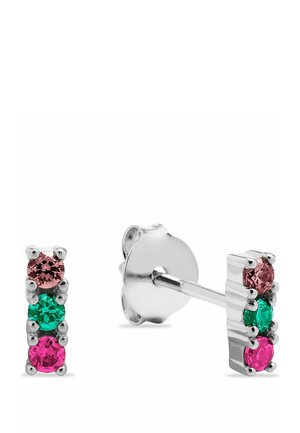 925ER FARBSTEIN - Boucles d'oreilles - silver coloured