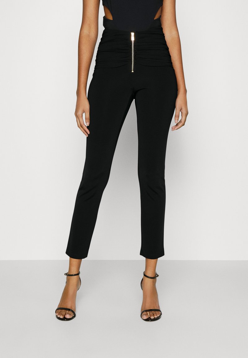 Corby - Fermapantaloni In Metallo Nero, Coppia, Per Tenere I Pantaloni In Piega Durante La Guida - 4