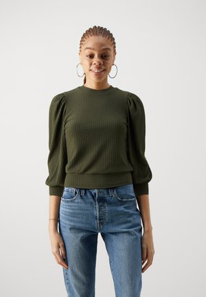 ONLNELLA HIGHNECK - Langærmet T-shirt - rosin