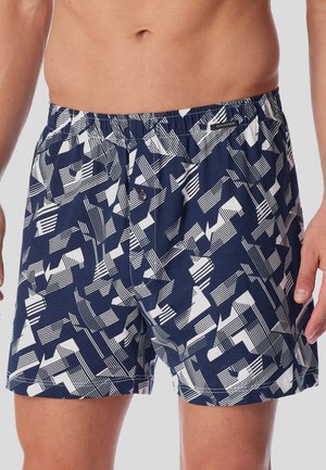 2 PACK - Boxer shorts - dunkelblau, weiß