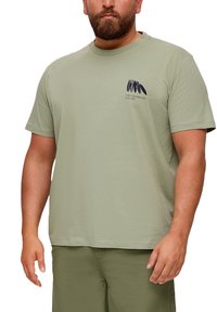 s.Oliver MIT FRONT - T-shirt z nadrukiem