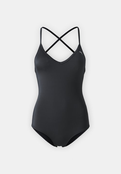 PUMA SWIM WOMEN V-NECK CROSSBACK SWIMSUIT - Swimsuit - black — foto 4