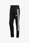 WORKOUT ESSENTIALS ALL SET 3 STRIPES - Tracksuit bottoms - black/white