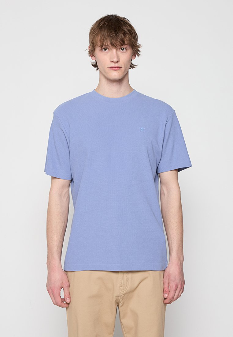 Hackett London T-shirt basic blauw