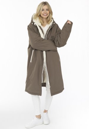 Zwillingsherz, OVERSIZE WINDJACKE - Wintermantel - taupe
