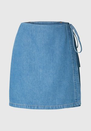 Selected, Fustă în formă de A - medium blue denim