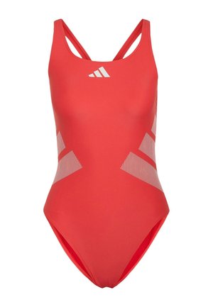 adidas Performance, ADIDAS PERFORMANCE  - Traje de baño - semi lucid red   white