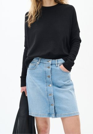 Jupe en jean - light-blue denim