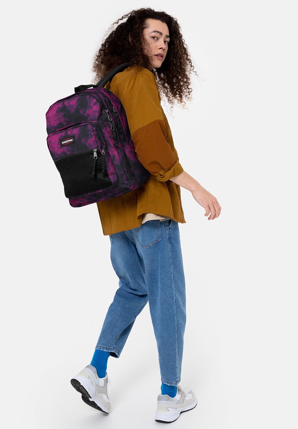 Eastpak PINNACLE - Mochila - dye cecile/beige jaspeado - Zalando.es