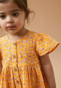 Next REGULAR FIT - Denní šaty - yellow lilac purple ditsy