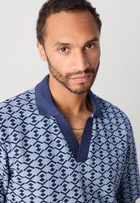 Scotch & Soda PRINTED RELAXED FIT - Poloshirts - faded denim