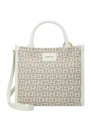 Bolso de mano - dirty white  sand