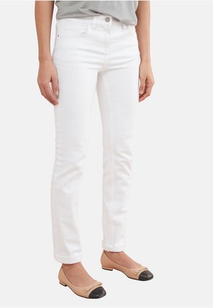 Jean droit - white