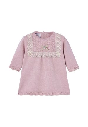 Abito in maglia - rosa palo avena