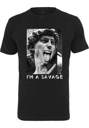 Mister Tee, I´M A SAVAGE - T-shirt z nadrukiem