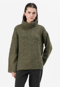 Vero Moda VMINGRID ROLL NECK PULLOVER - Vesta - grape leaf