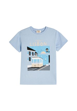 Koton LISBON CITY SHORT SLEEVE  - T-shirts print - blue