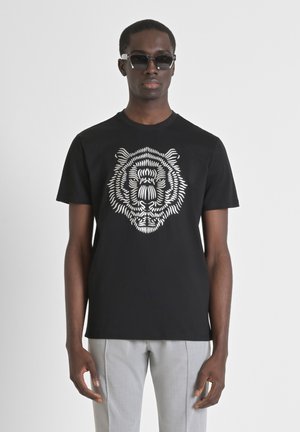 Print T-shirt - black