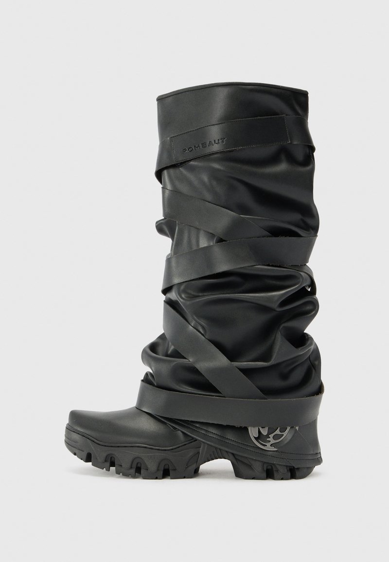 Rombaut MONK UNISEX - Plateaustiefel - black/schwarz - Zalando.at