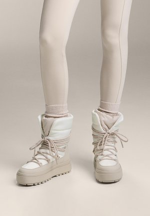 OYSHO COMBINED LACE-UP BOOT 11192680 - Boty na snowboard - brown