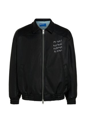 Karl Lagerfeld Jeans, x PIETRO TERZINI - Яке от изкуствена кожа - black