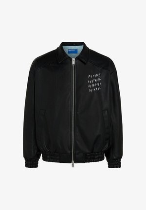 Karl Lagerfeld Jeans, x PIETRO TERZINI - Яке от изкуствена кожа - black