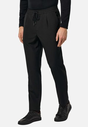 Boggi Milano TRAVEL CITY - Tracksuit bottoms - black