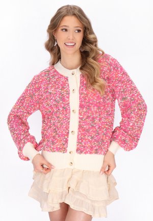 IZIA CARDIGAN - Cardigan - pink multicolor