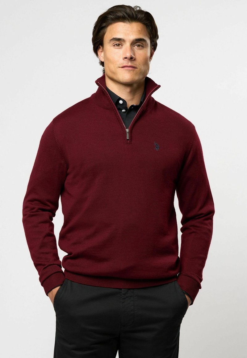 U.S. Polo Assn. MASON - Pulóver - tibetan red mélange