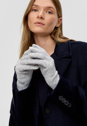 s.Oliver Handschoenen - grau meliert