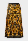 Pleated skirt - black/gold-coloured