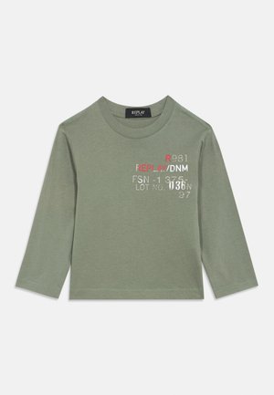 Bluză cu mânecă lungă - moss green