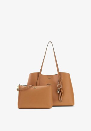 Guess, MELODY 2 IN 1 TOTE - Handtas - caramel