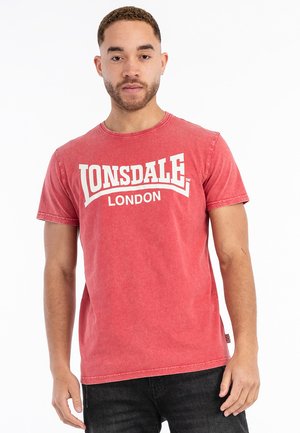 NORMALE PASSFORM STOFA - T-shirt con stampa - red ecru