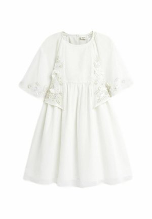BEADED REGULAR FIT - Cocktailklänning - ivory cream