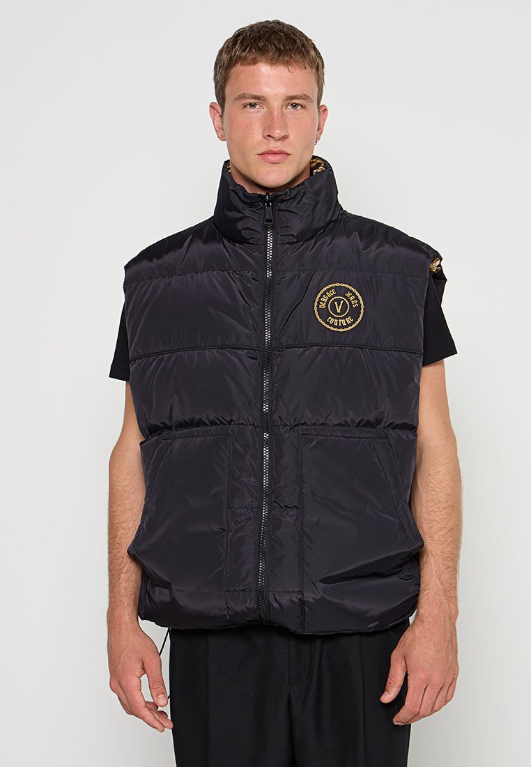 Versace Jeans Couture Bodywarmer zwart Versace Jeans Couture Bodywarmer zwart