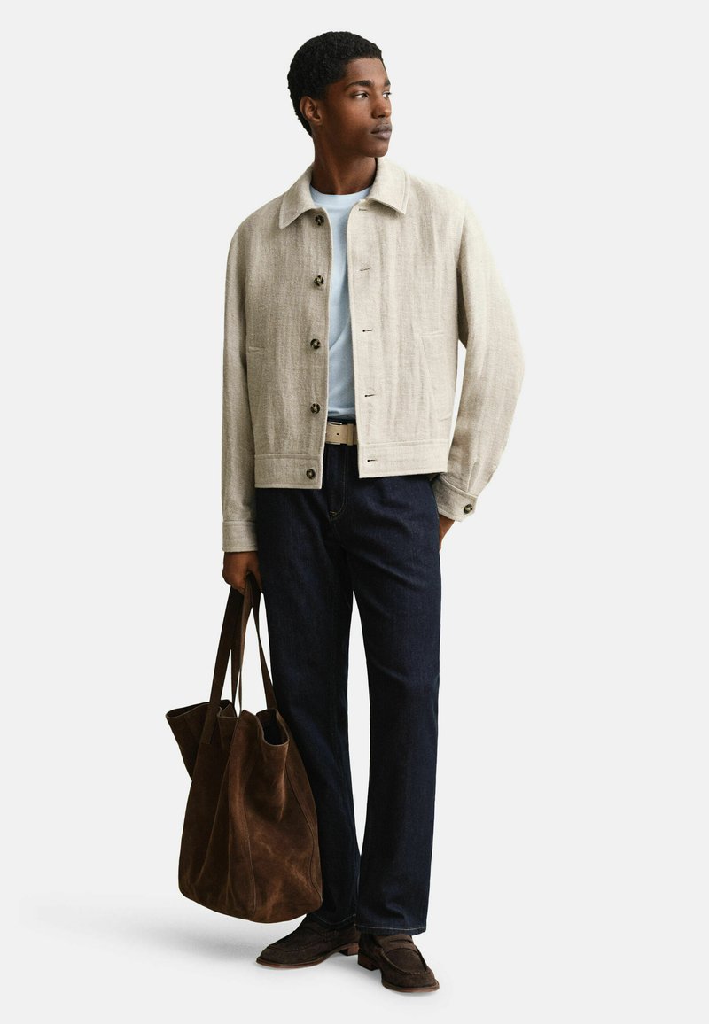 GANT Jednoduché tričko - sky blue