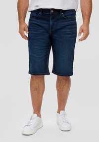 s.Oliver BERMUDA MAURO REGULAR FIT STRAIGHT LEG - Shorts vaqueros - blau