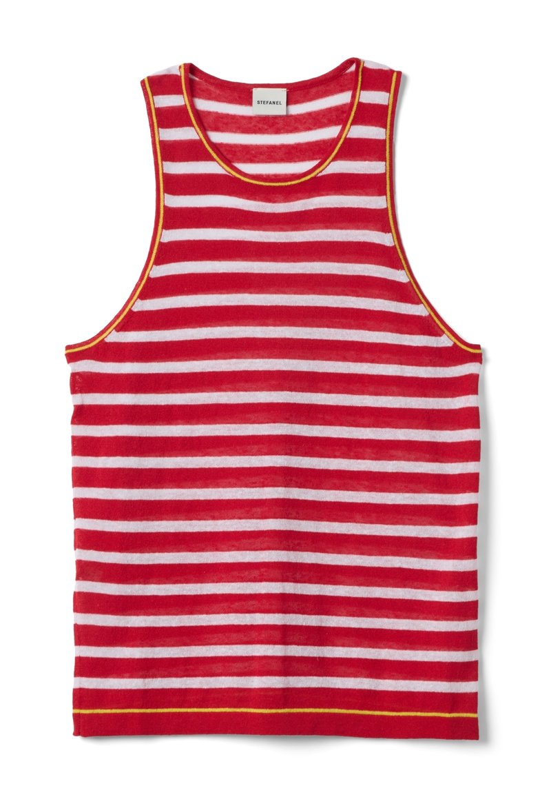 Stefanel Top - white red/blanco - Zalando.es