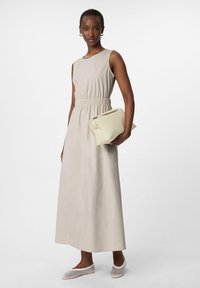 comma casual identity - ÄRMELLOSES MIT CUT-OUT - Maxi dress - beige Thumbnail Image 1