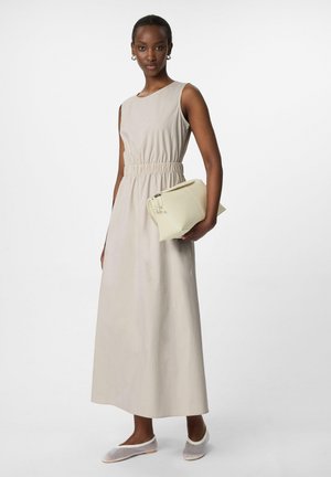 comma casual identity ÄRMELLOSES MIT CUT-OUT - Maxi dress - beige