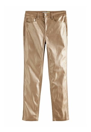 STRAIGHT - Jeans Straight Leg - champagne gold